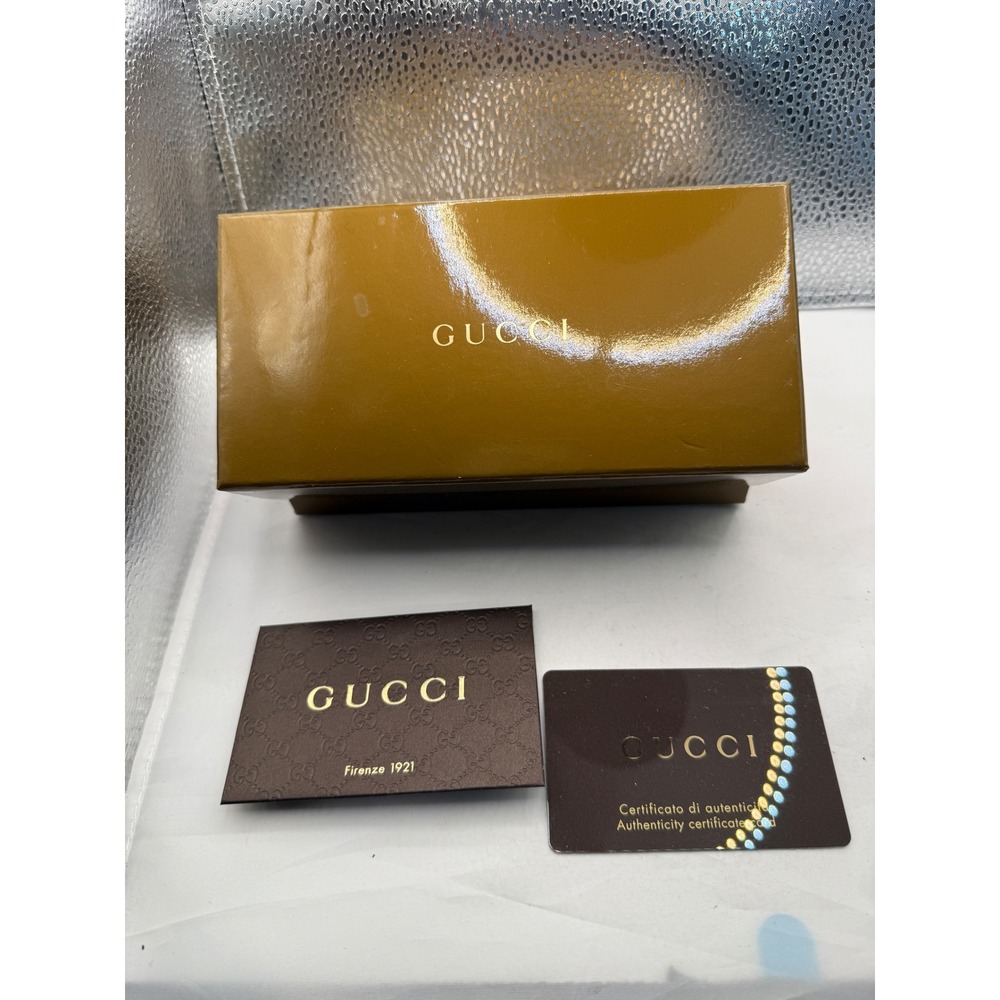 Gucci Box Authenticity Card and Booklet Firenze 1921‎ Gold Tone Luxury